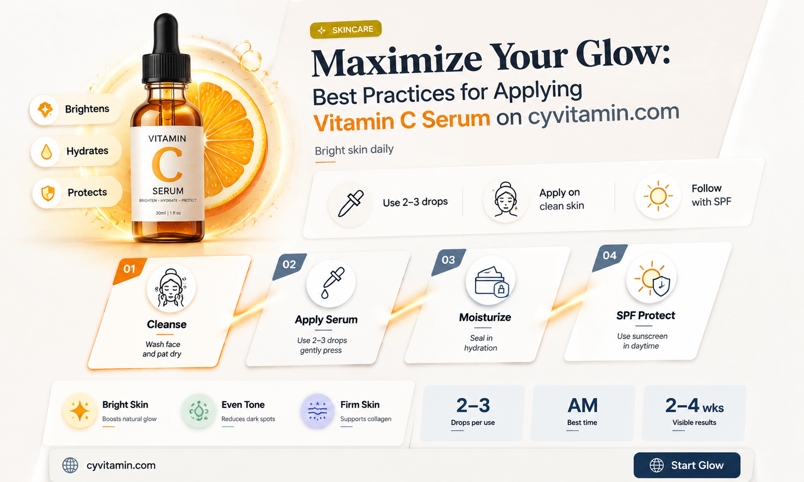 how to apply vitamin c for best results