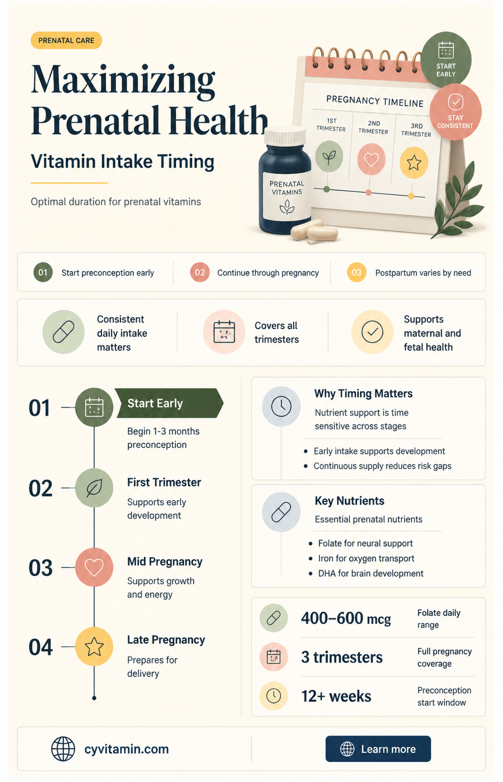 how long can you take prenatal vitamins
