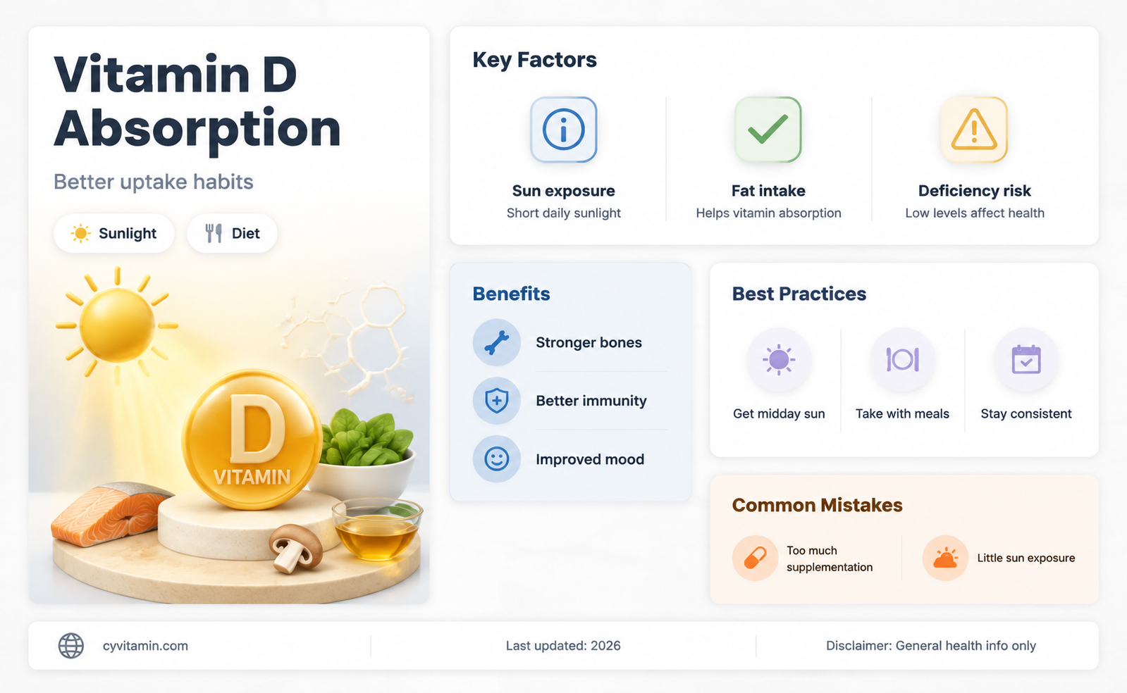 how is vitamin d best absorbed