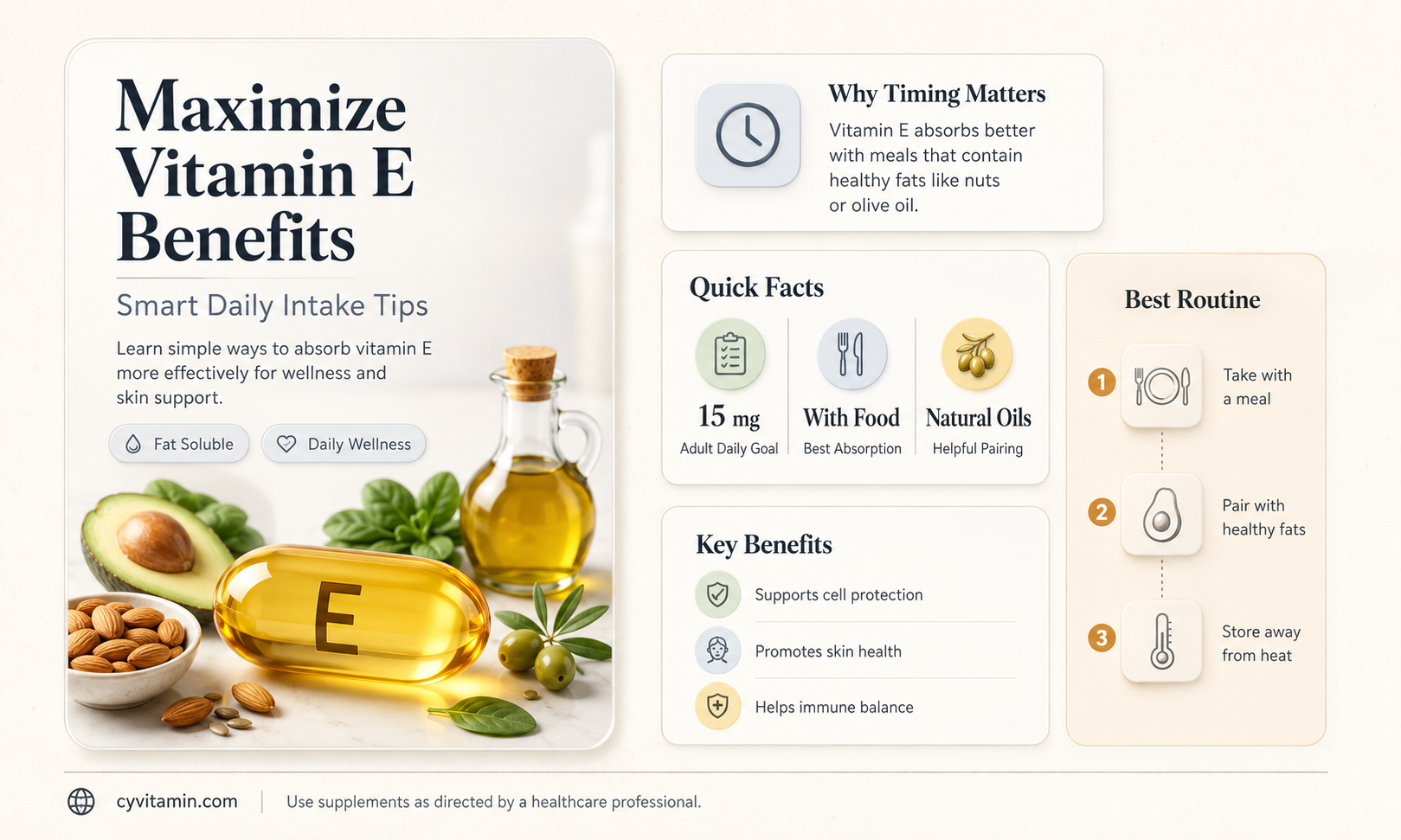 how best to take vitamin e