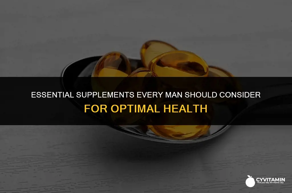must have supplements for men