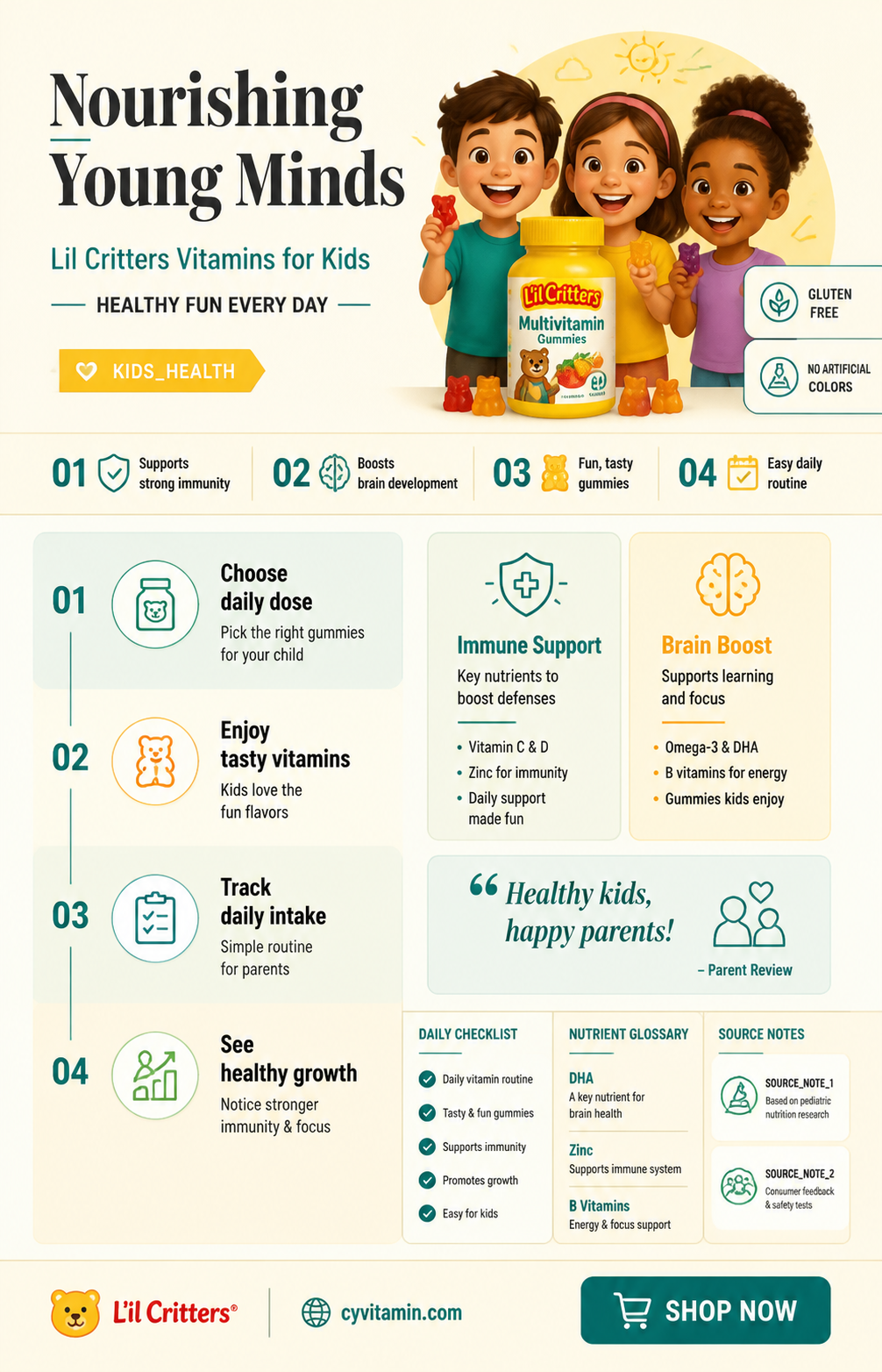 are lil critters vitamins good for kids