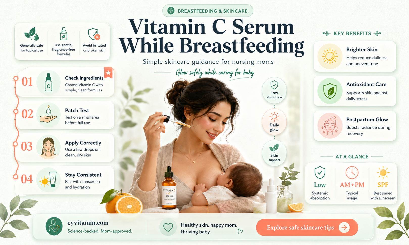 can i use vitamin c serum while breastfeeding