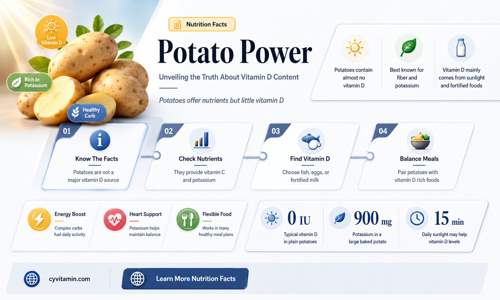 do potatoes contain vitamin d