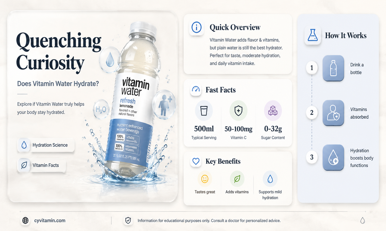 can vitamin water hydrate you