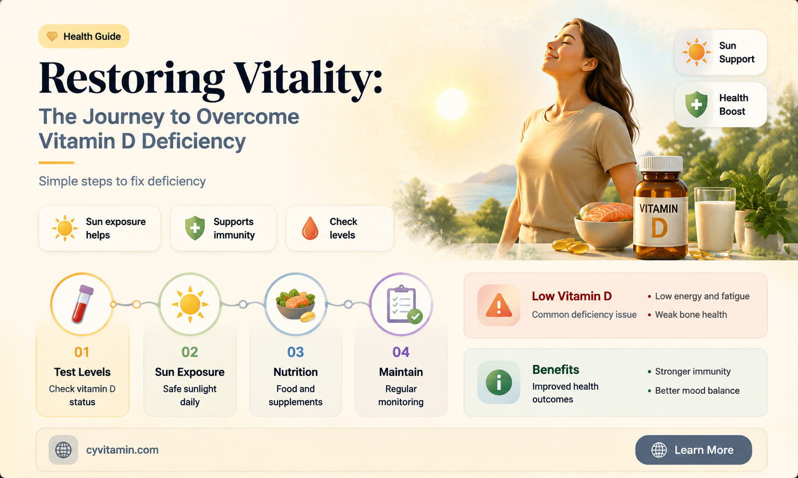 how long to recover from vitamin d deficiency