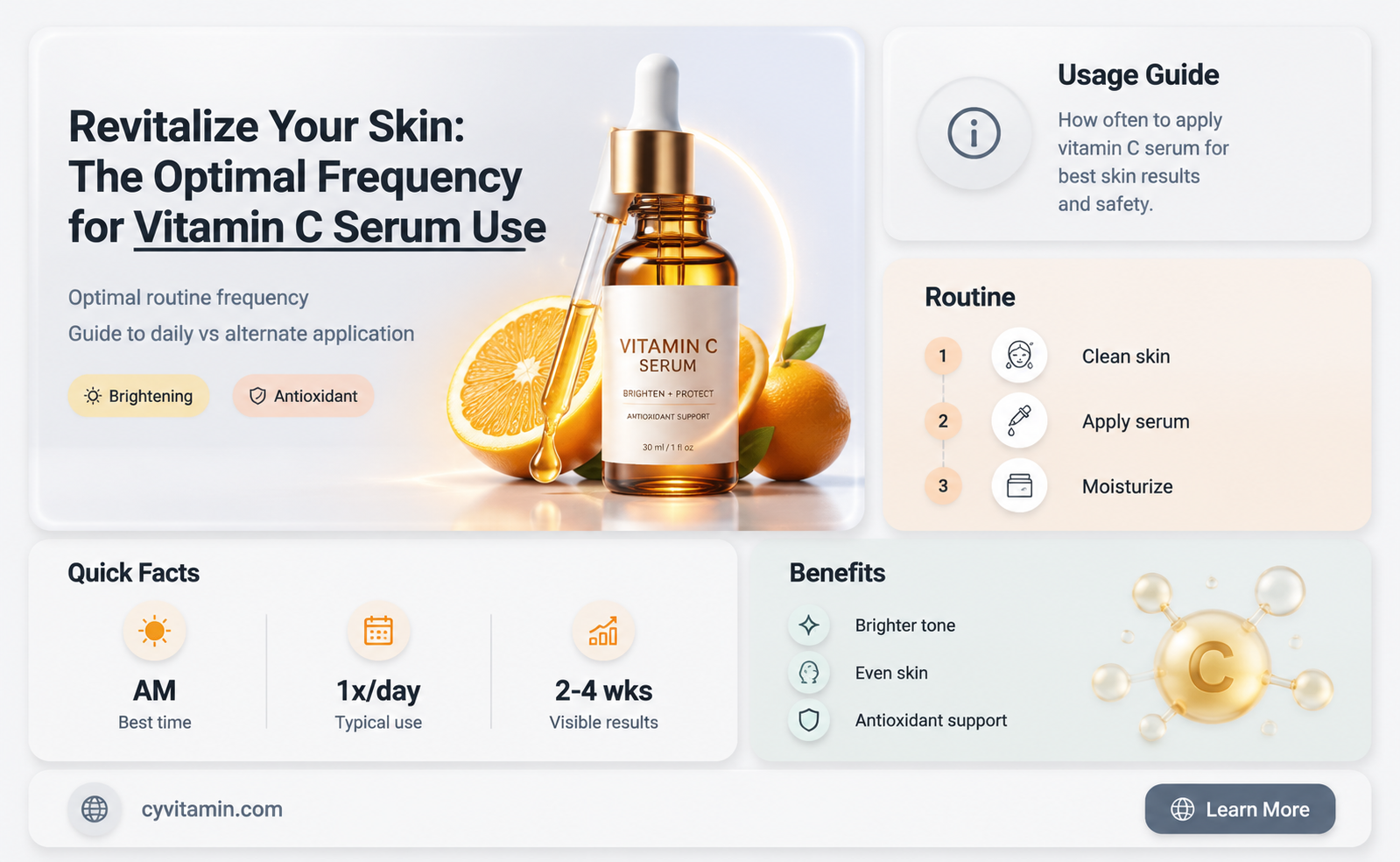 how often should i use vitamin c serum
