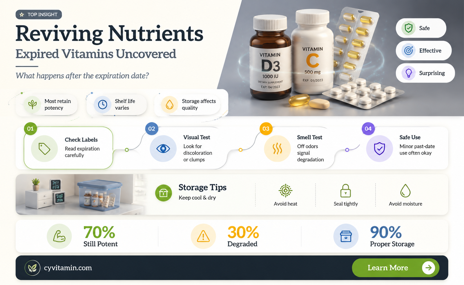 can take expired vitamins