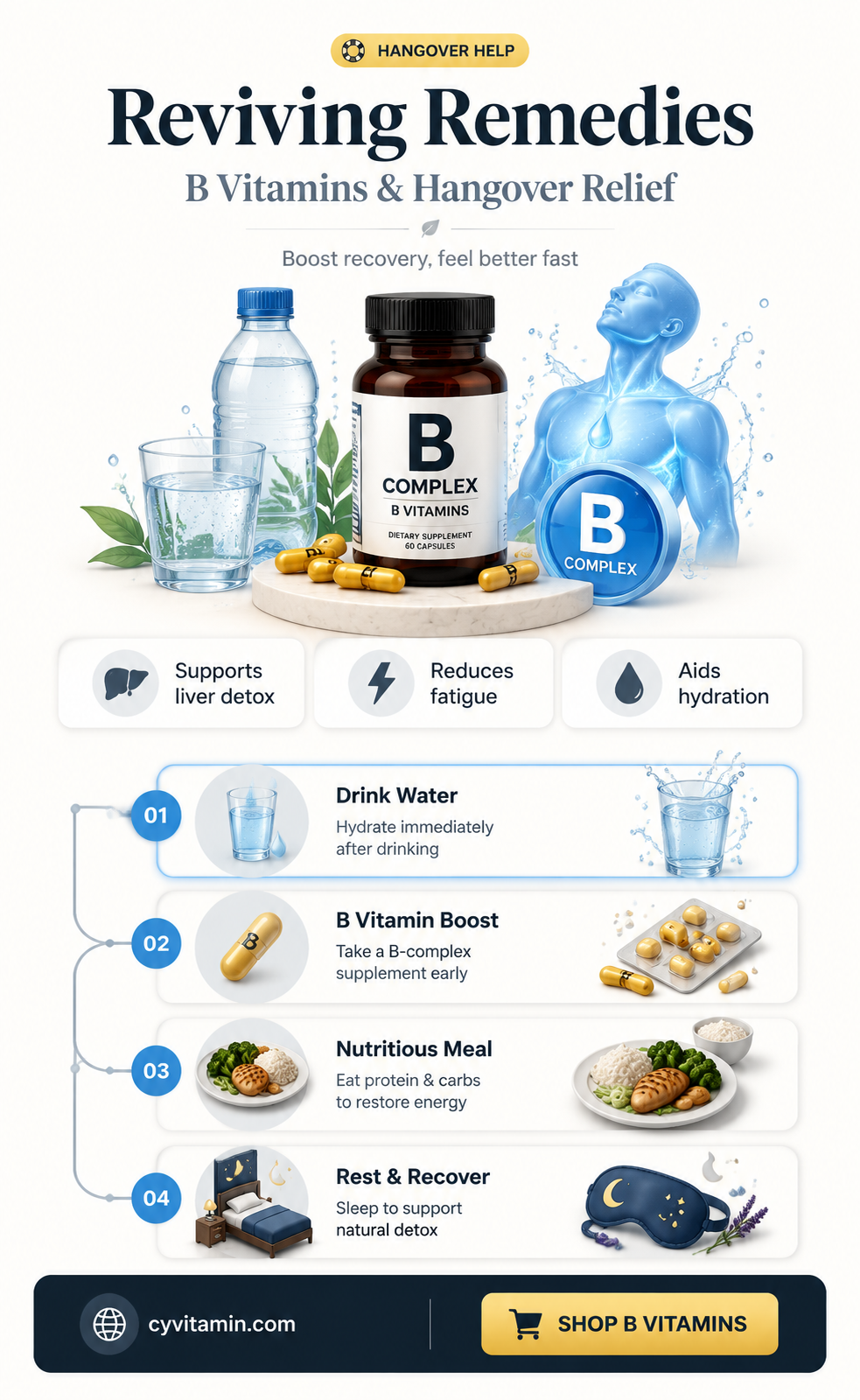 do b vitamins help hangovers