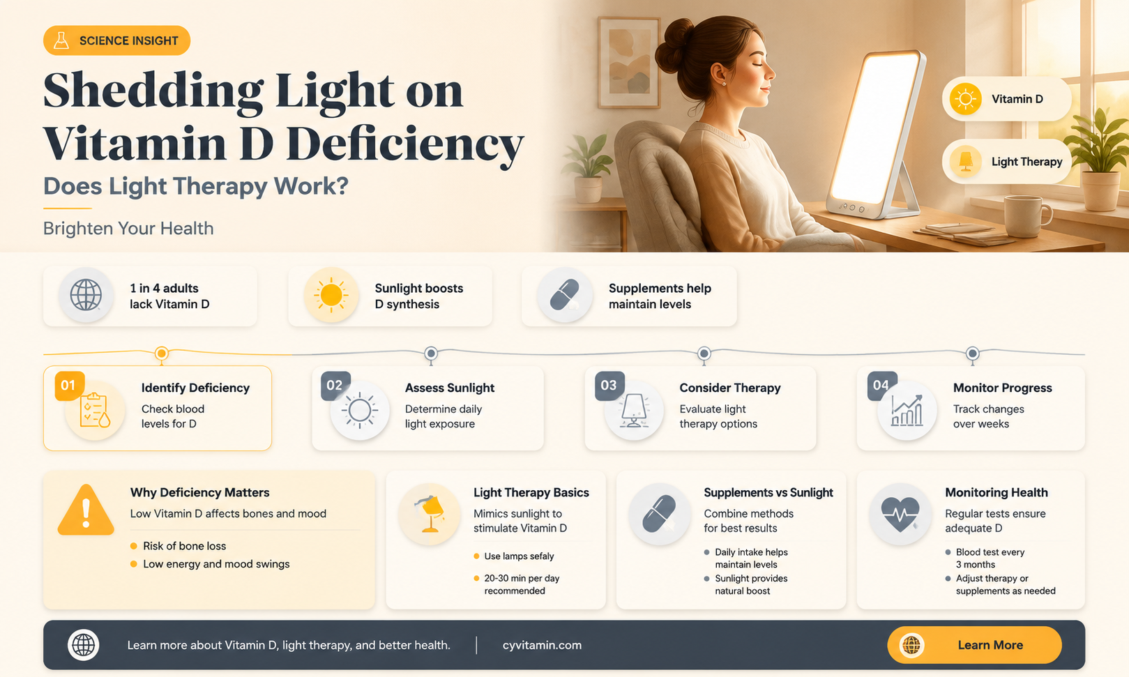 does light therapy work for vitamin d deficiency