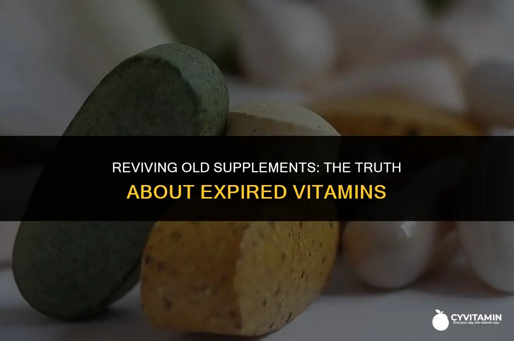 should i take expired vitamins