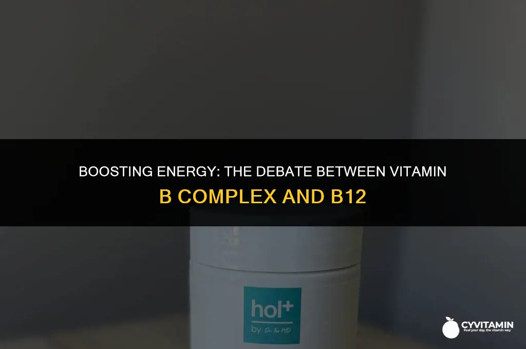 should i take vitamin b complex or b12