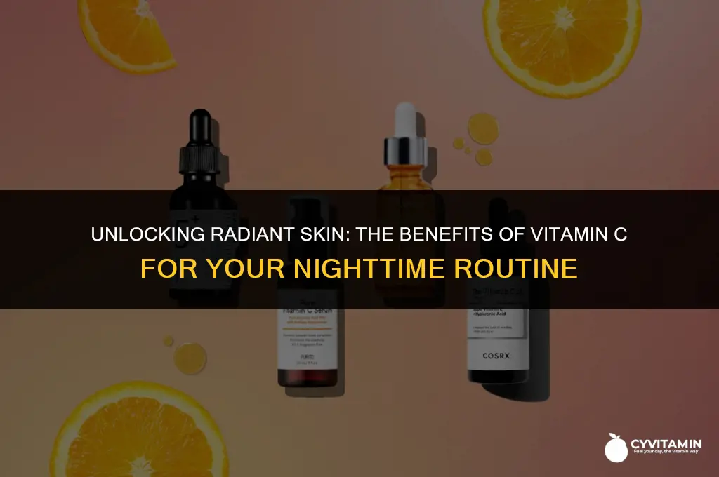 should you put vitamin c on your face at night