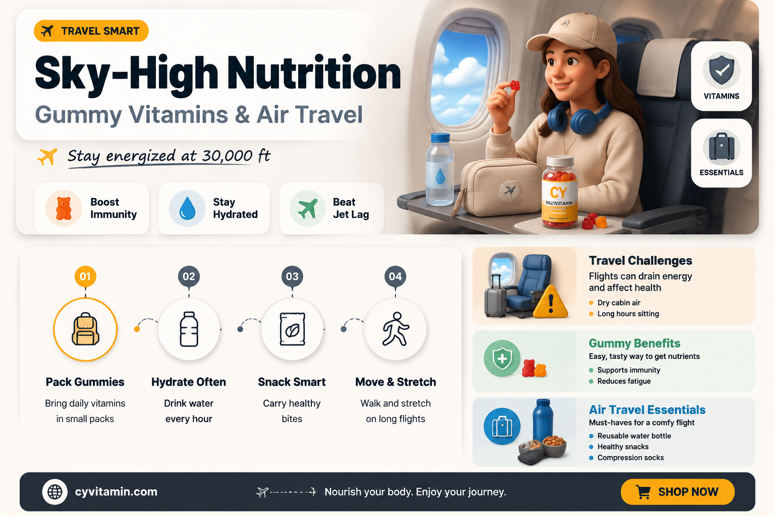 can you take gummy vitamins on a plane