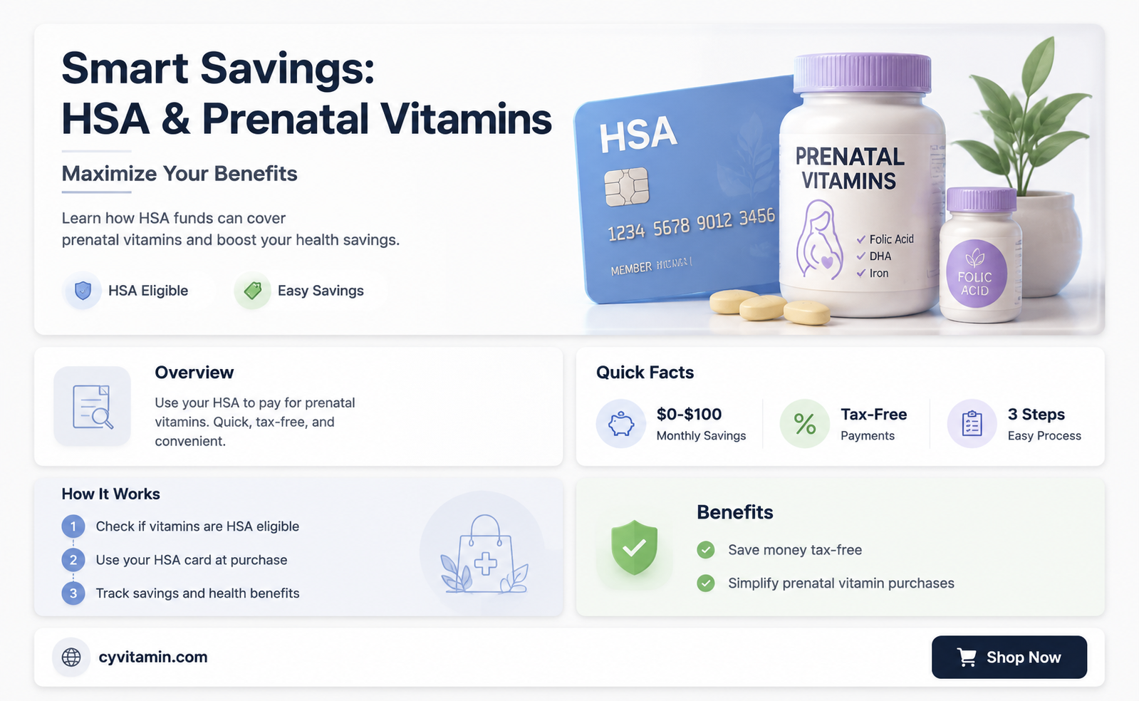 can you use hsa for prenatal vitamins
