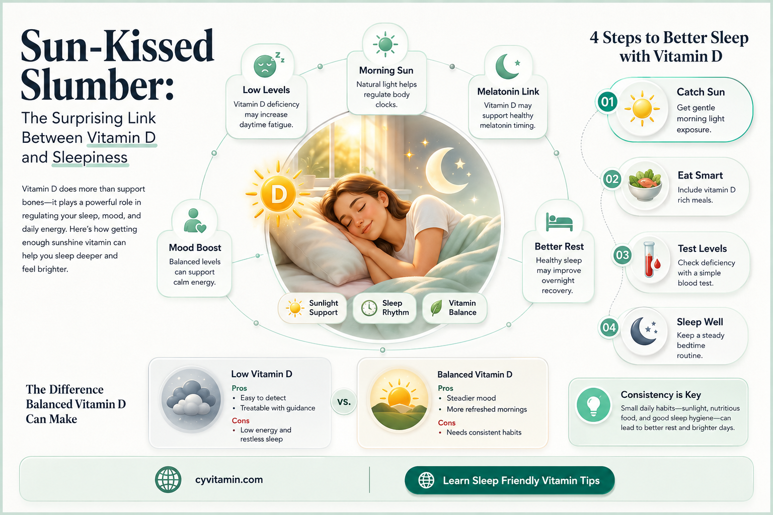 does vitamin d from the sun make you sleepy