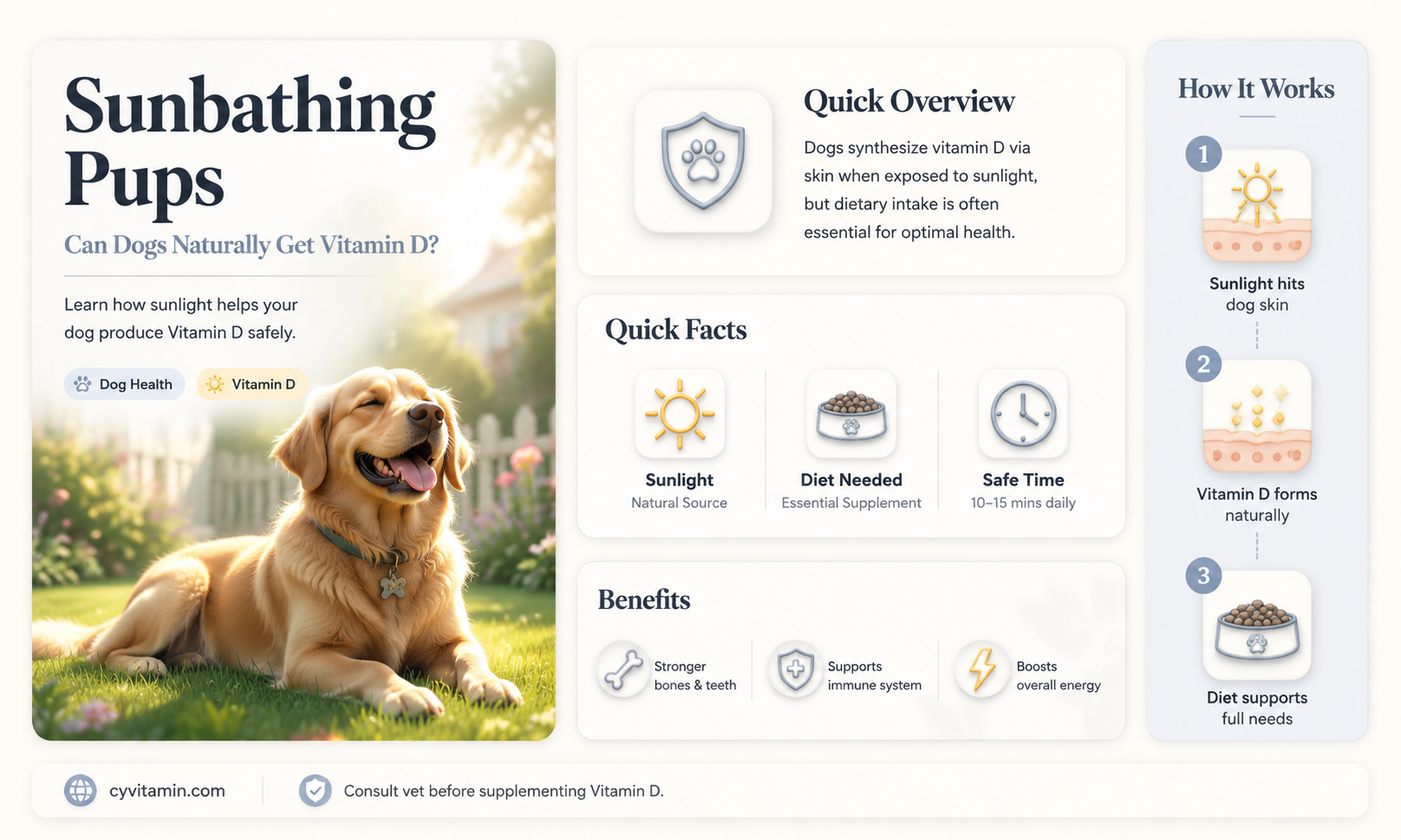 do dogs get vitamin d from the sun