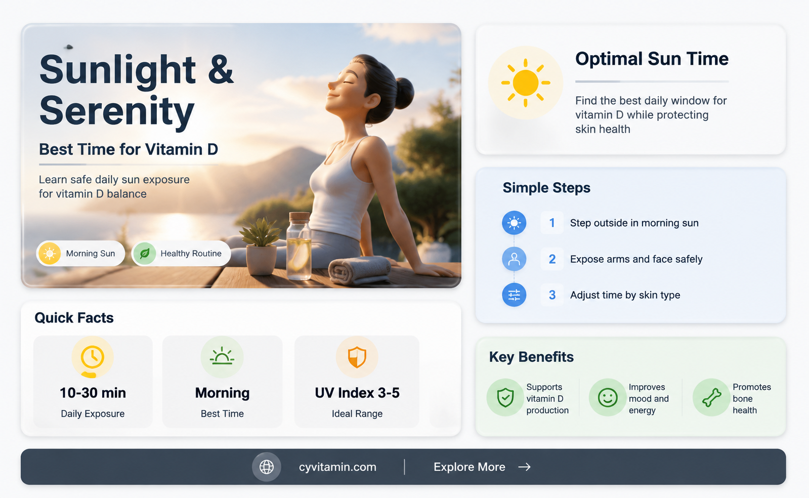 how long outside to get vitamin d