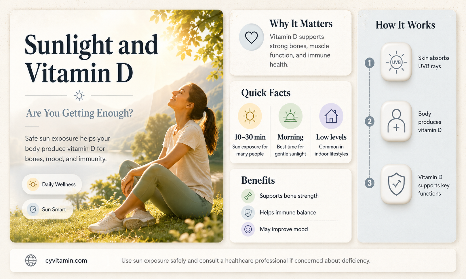 do you get enough vitamin d from the sun