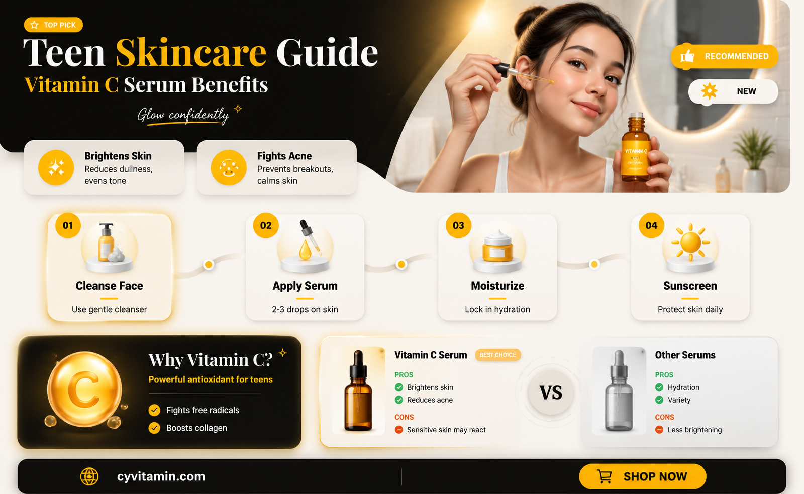 can teenager use vitamin c serum
