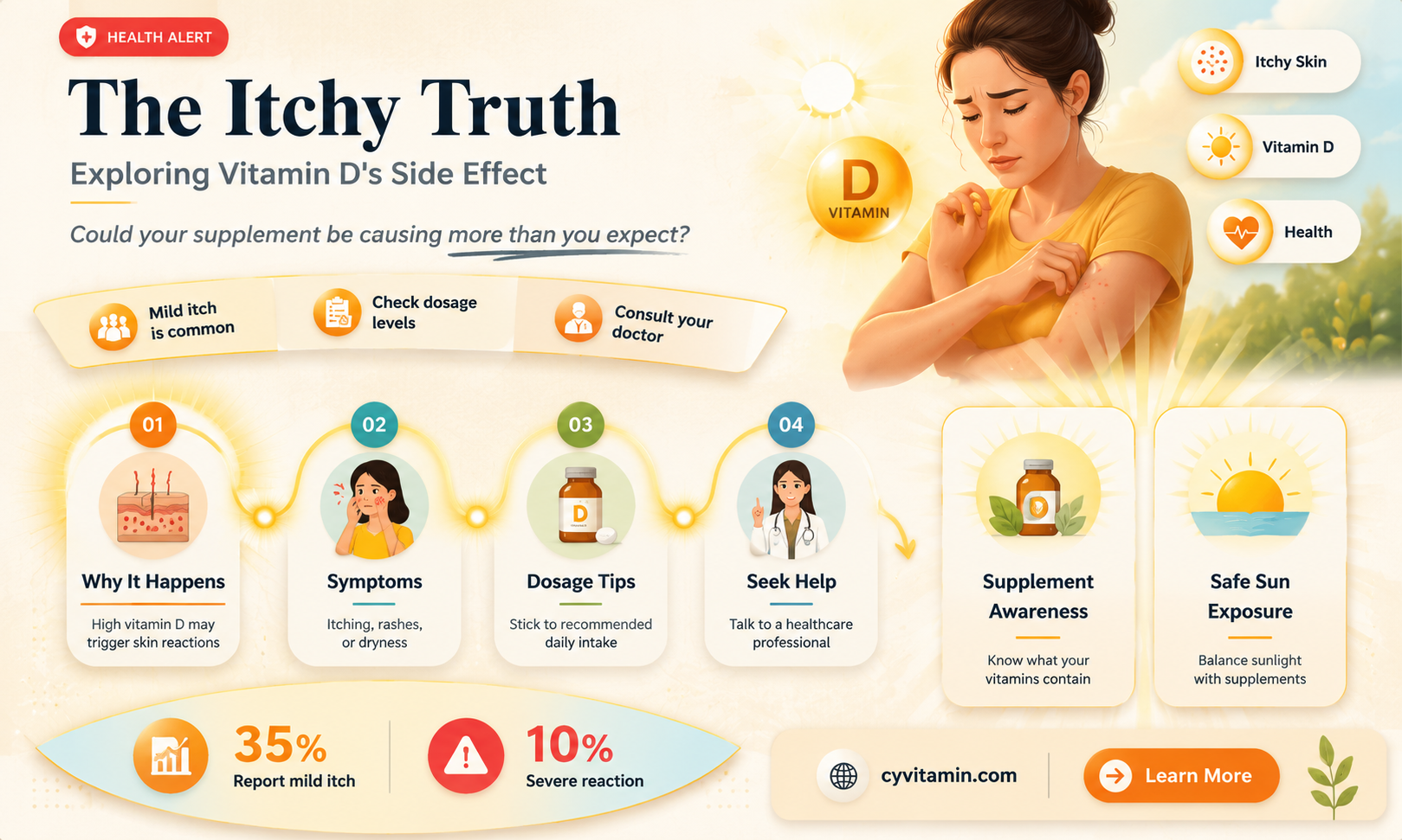 can vitamin d make you itch