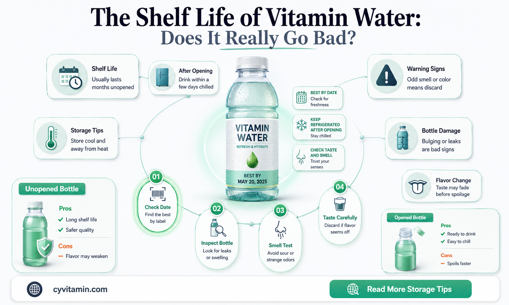 does vitamin water go bad