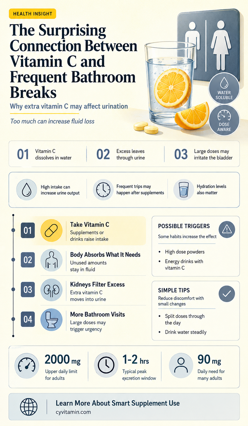 does vitamin c make you pee