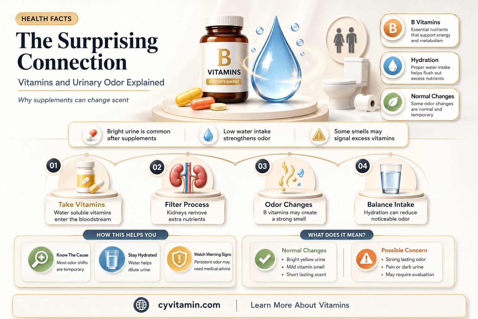 do vitamins make your pee smell
