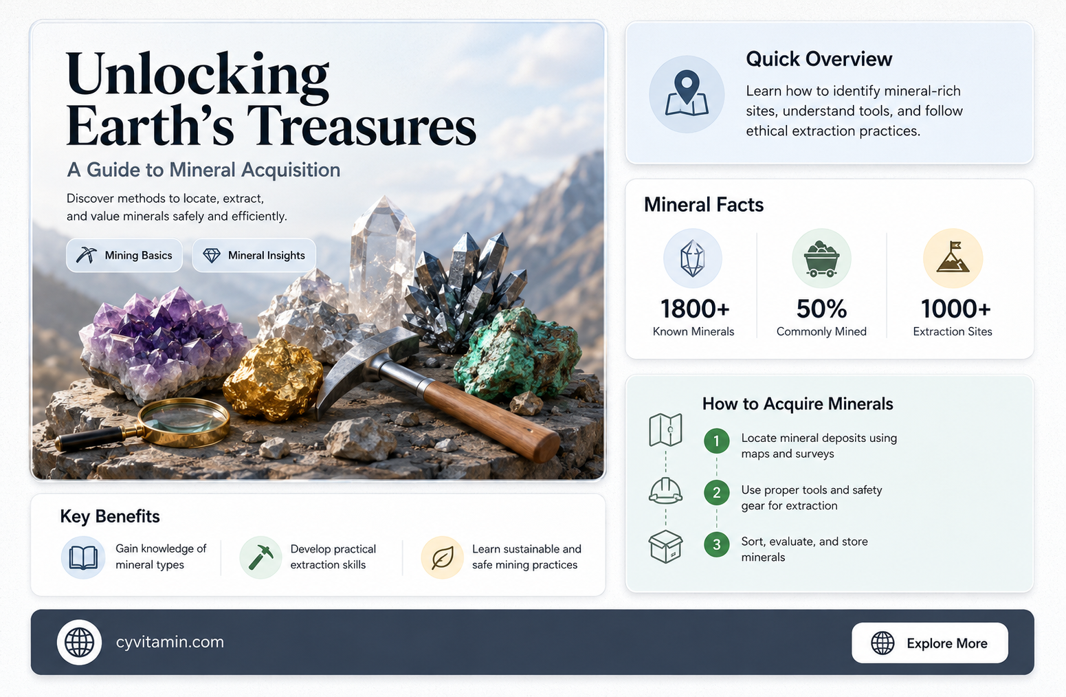 how do you get minerals