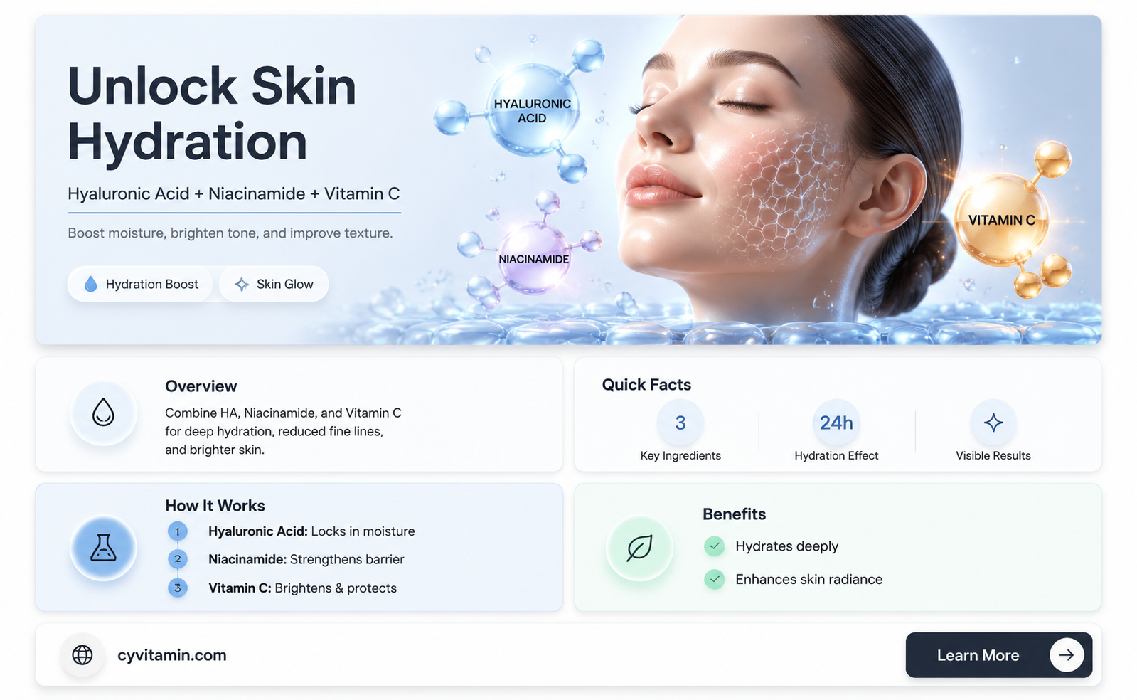 can you mix hyaluronic acid with niacinamide and vitamin c