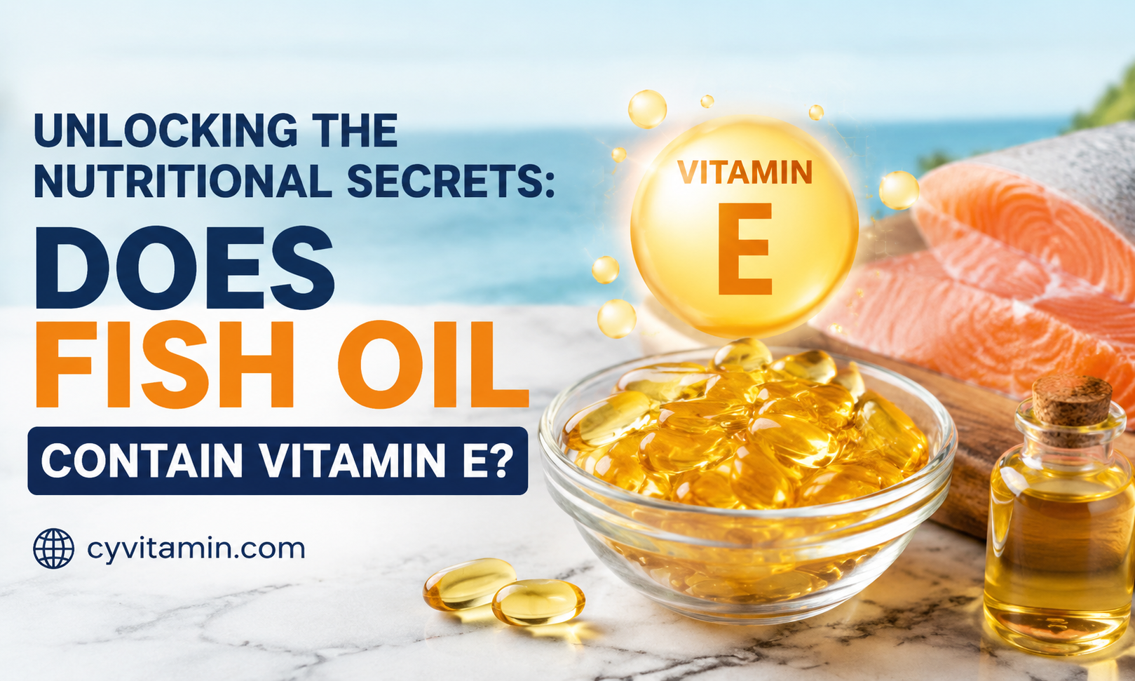 does fish oil contain vitamin e