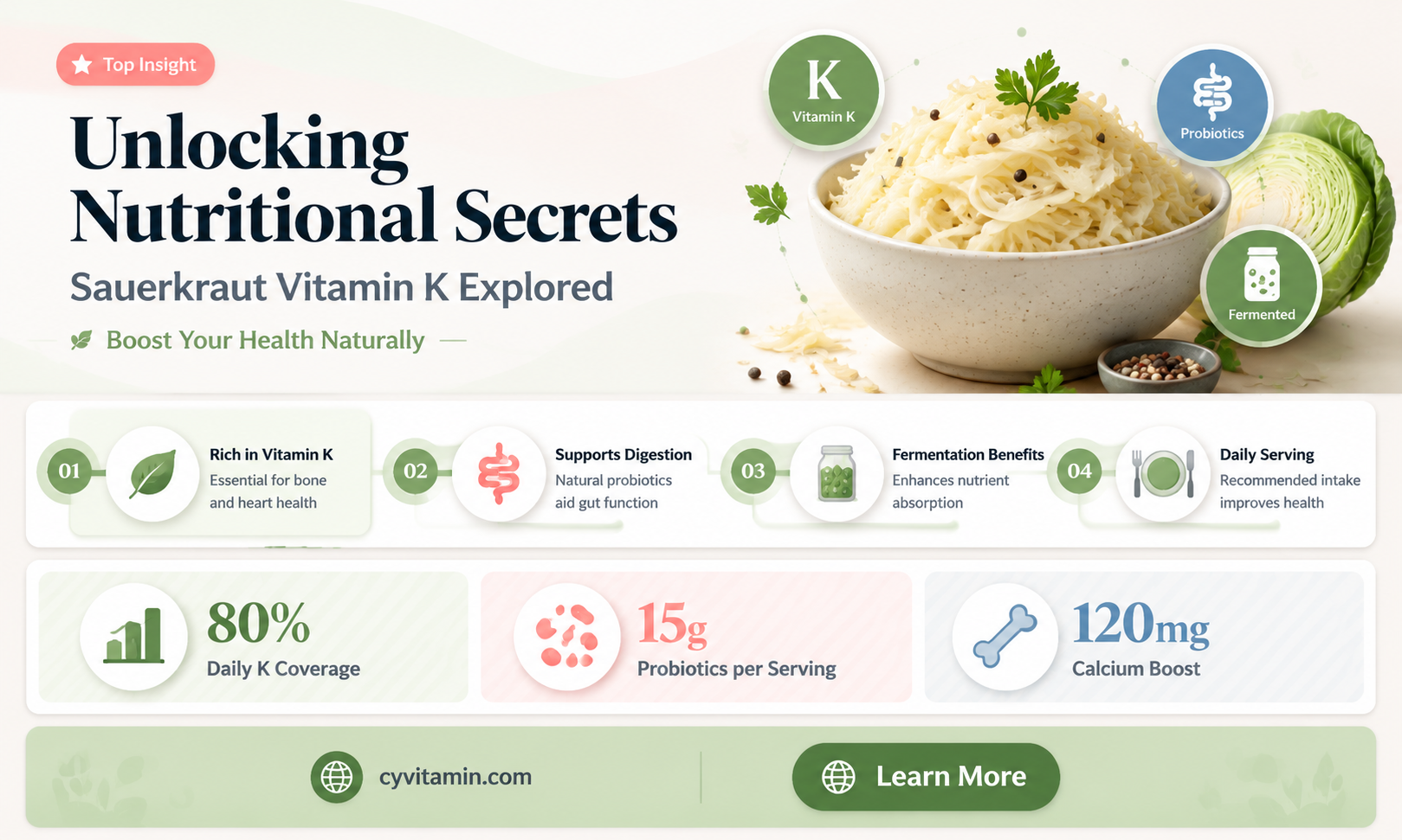 does sauerkraut have vitamin k