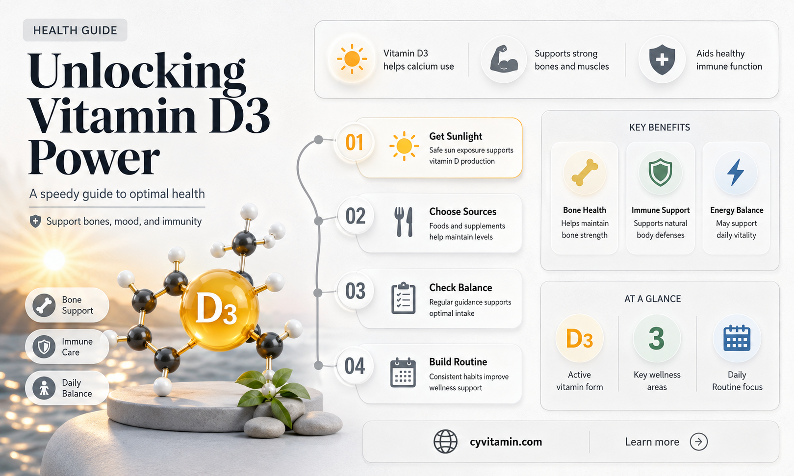 how fast does vitamin d3 work