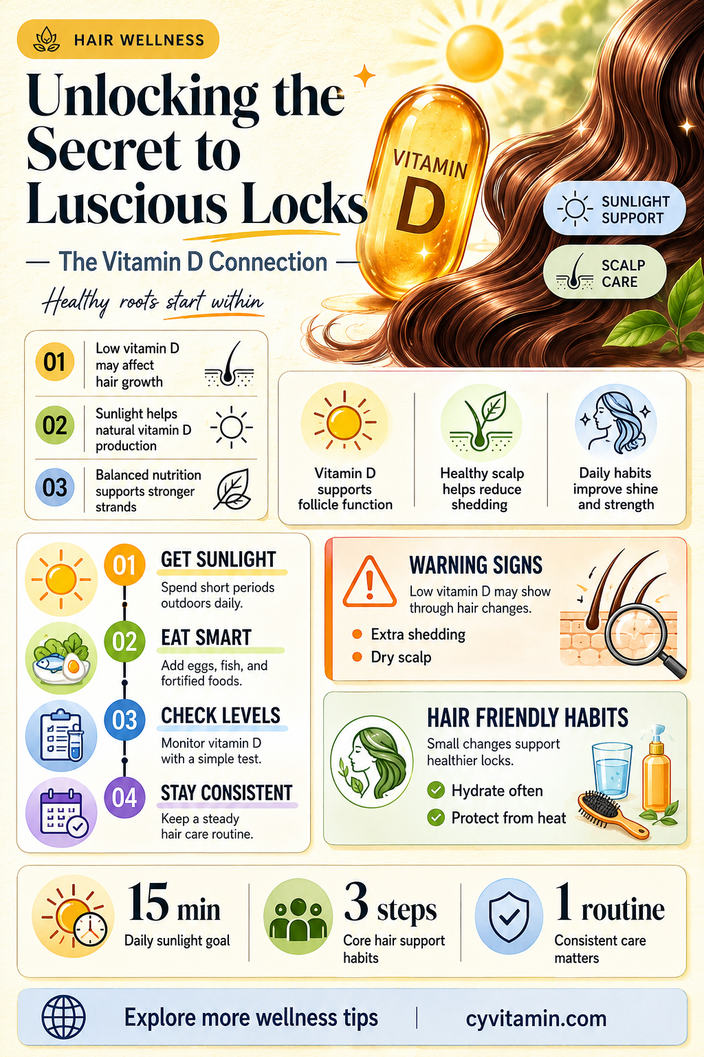 does vitamin d make your hair grow