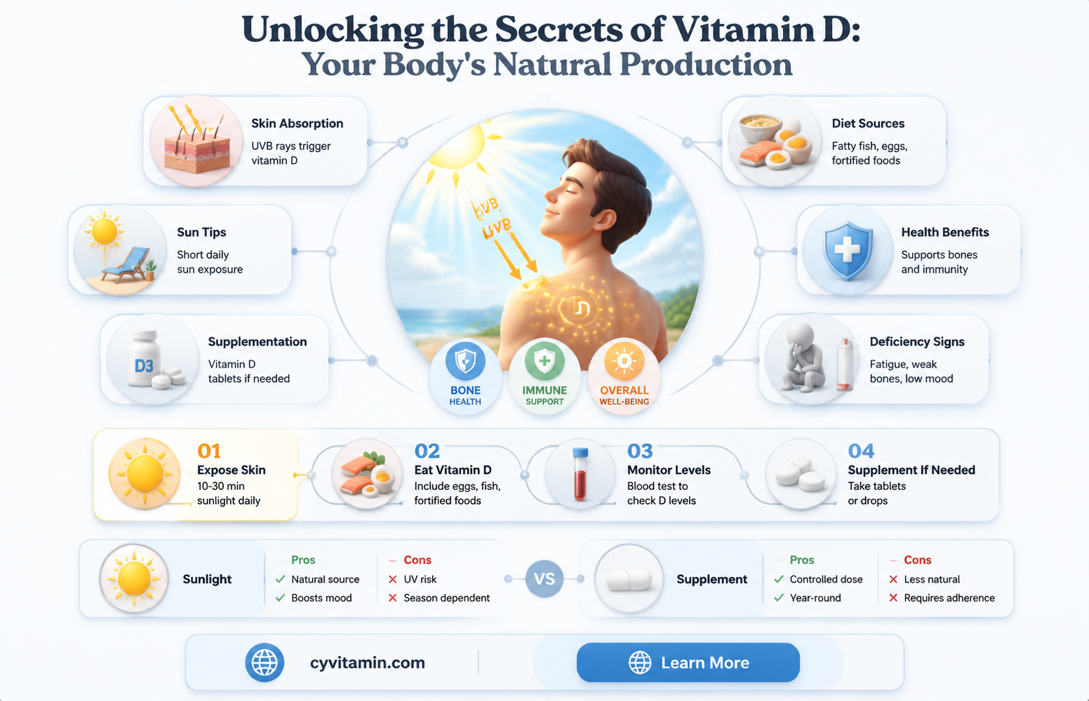 does the body produce vitamin d