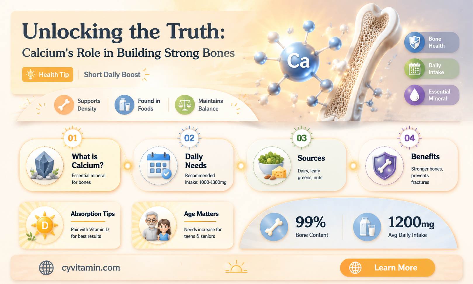does calcium make your bones strong