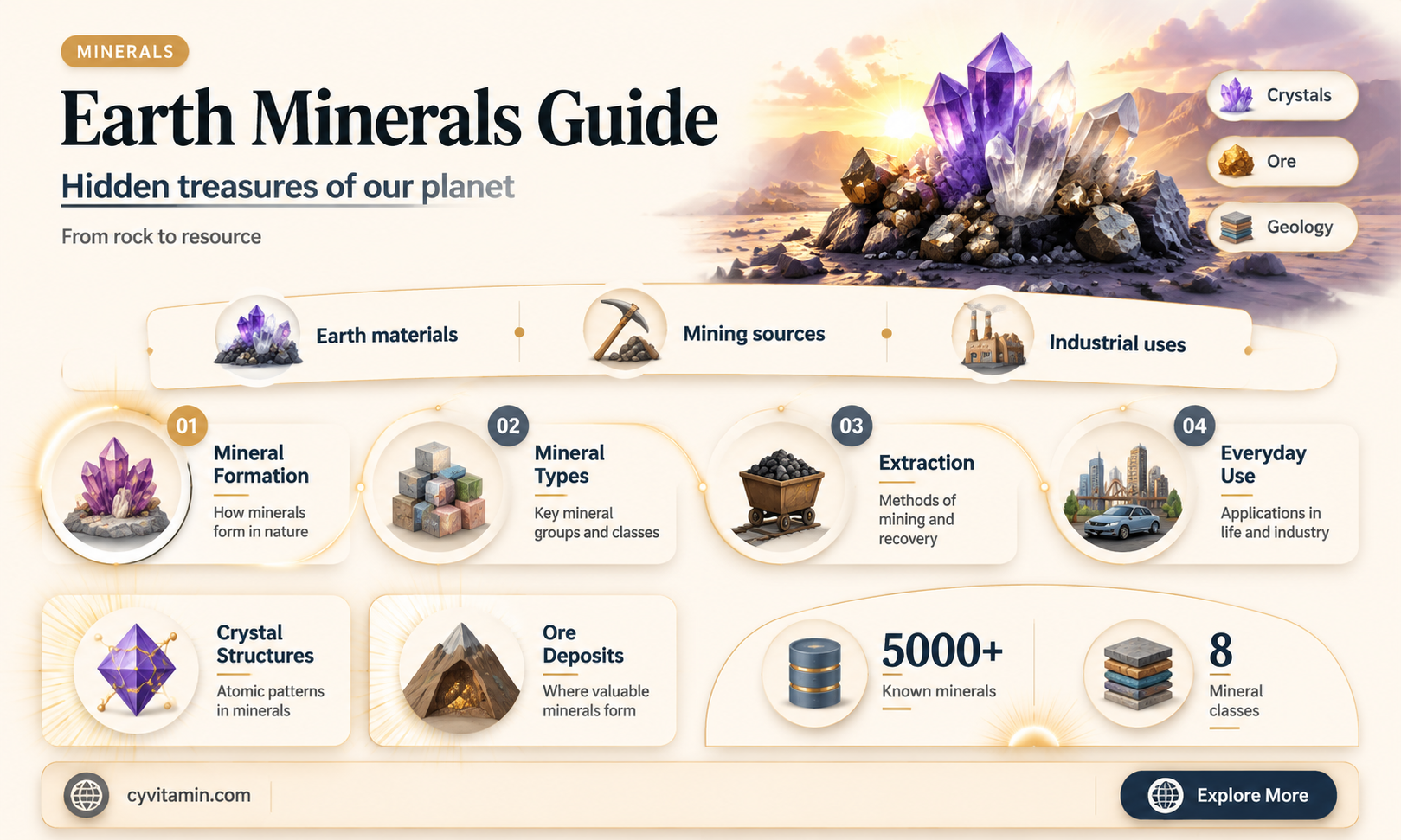how many minerals are there