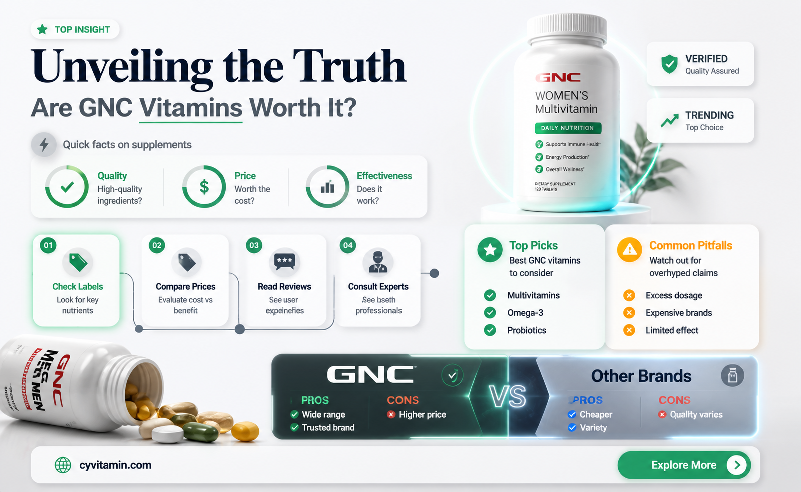 are gnc vitamins good quality