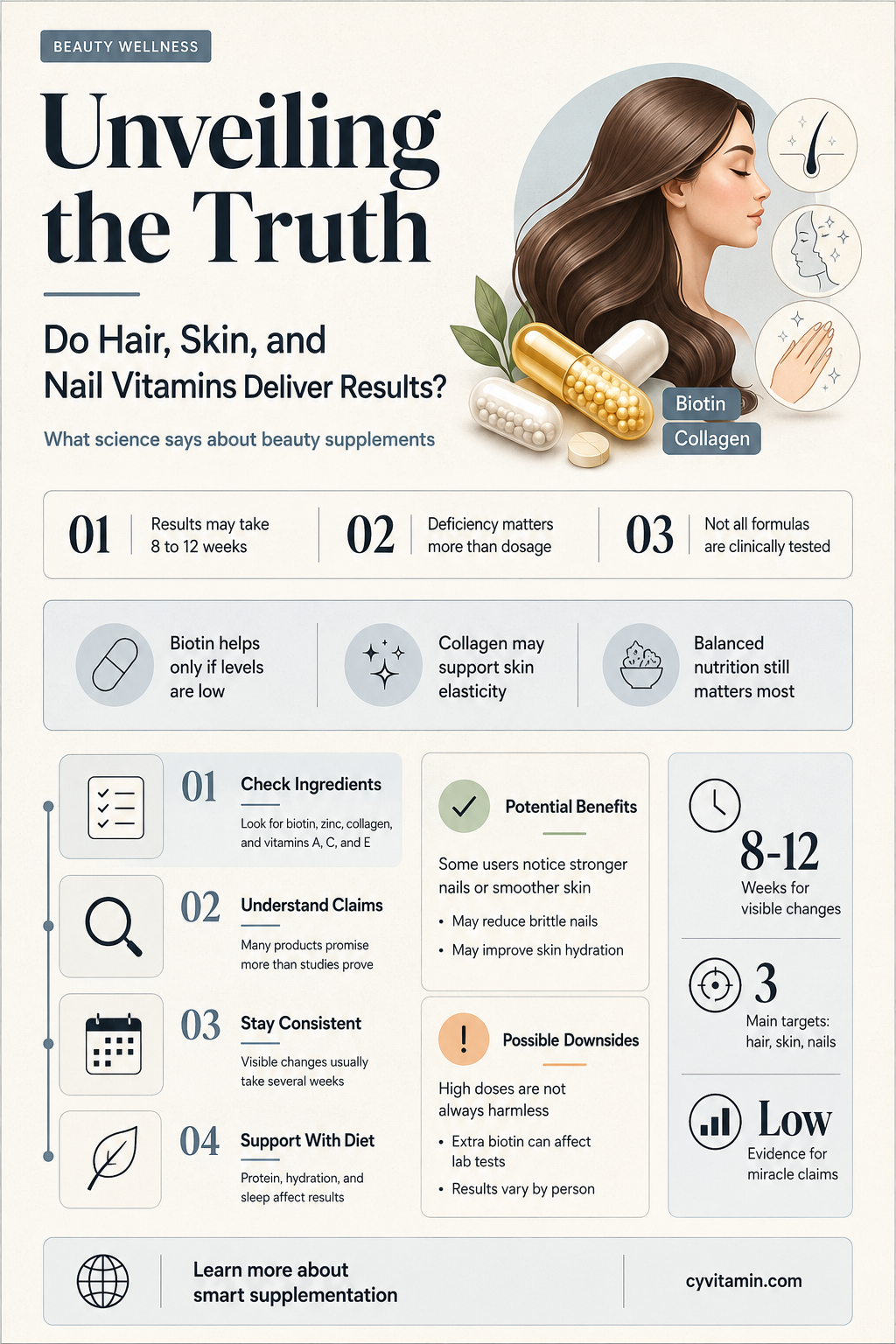 do hair skin and nail vitamins really work
