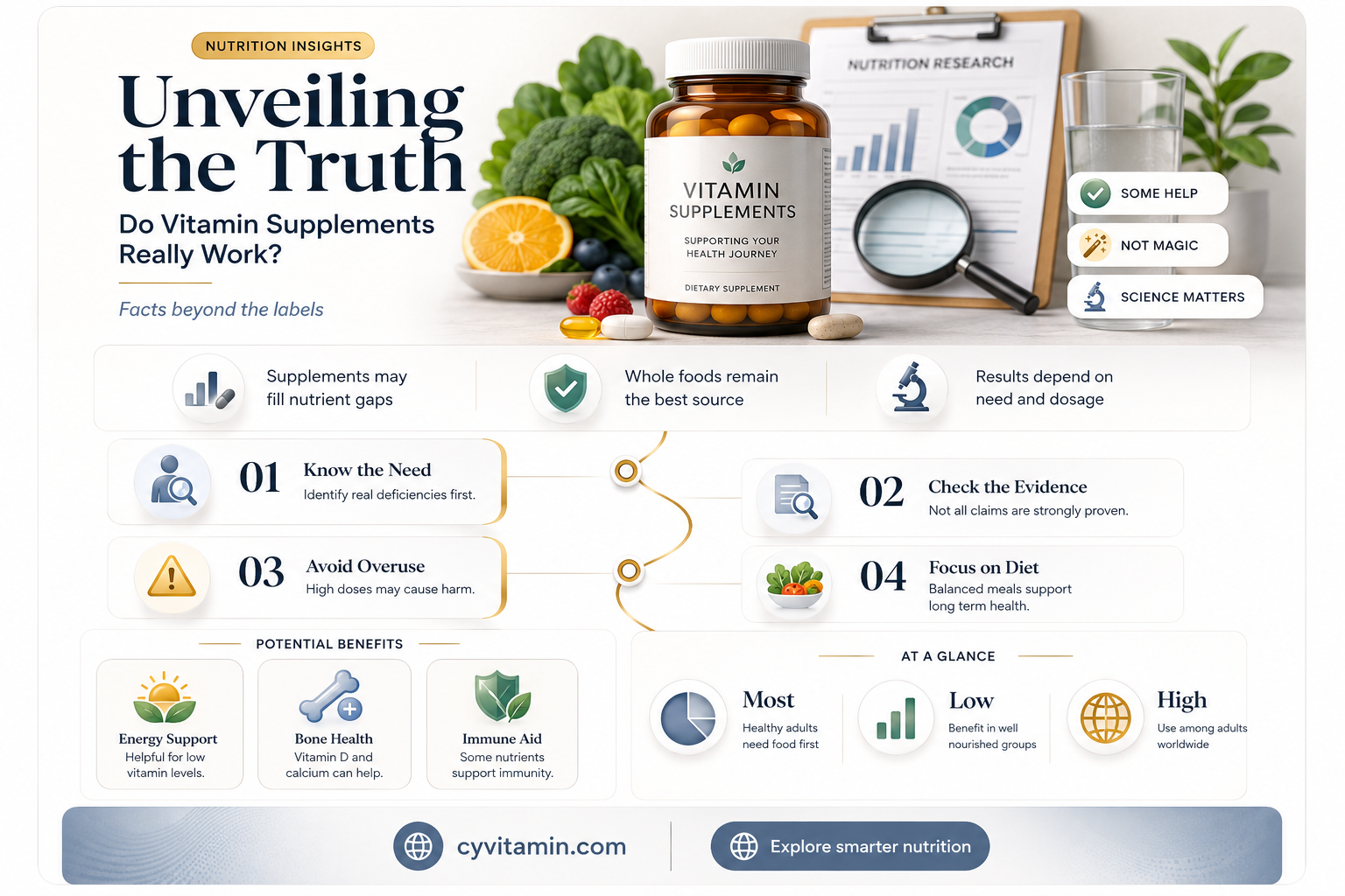 how effective are vitamin supplements