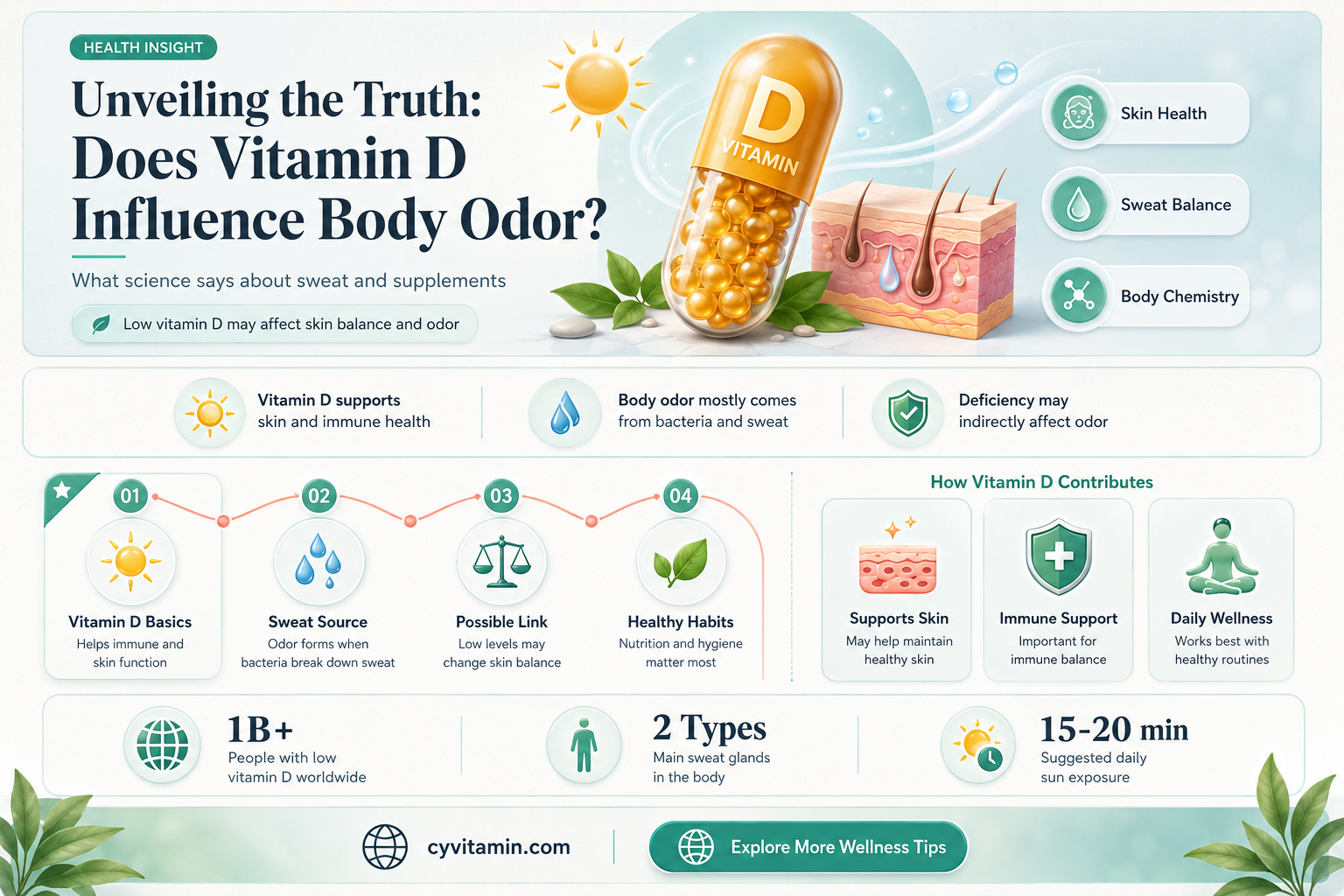 does vitamin d make you smell