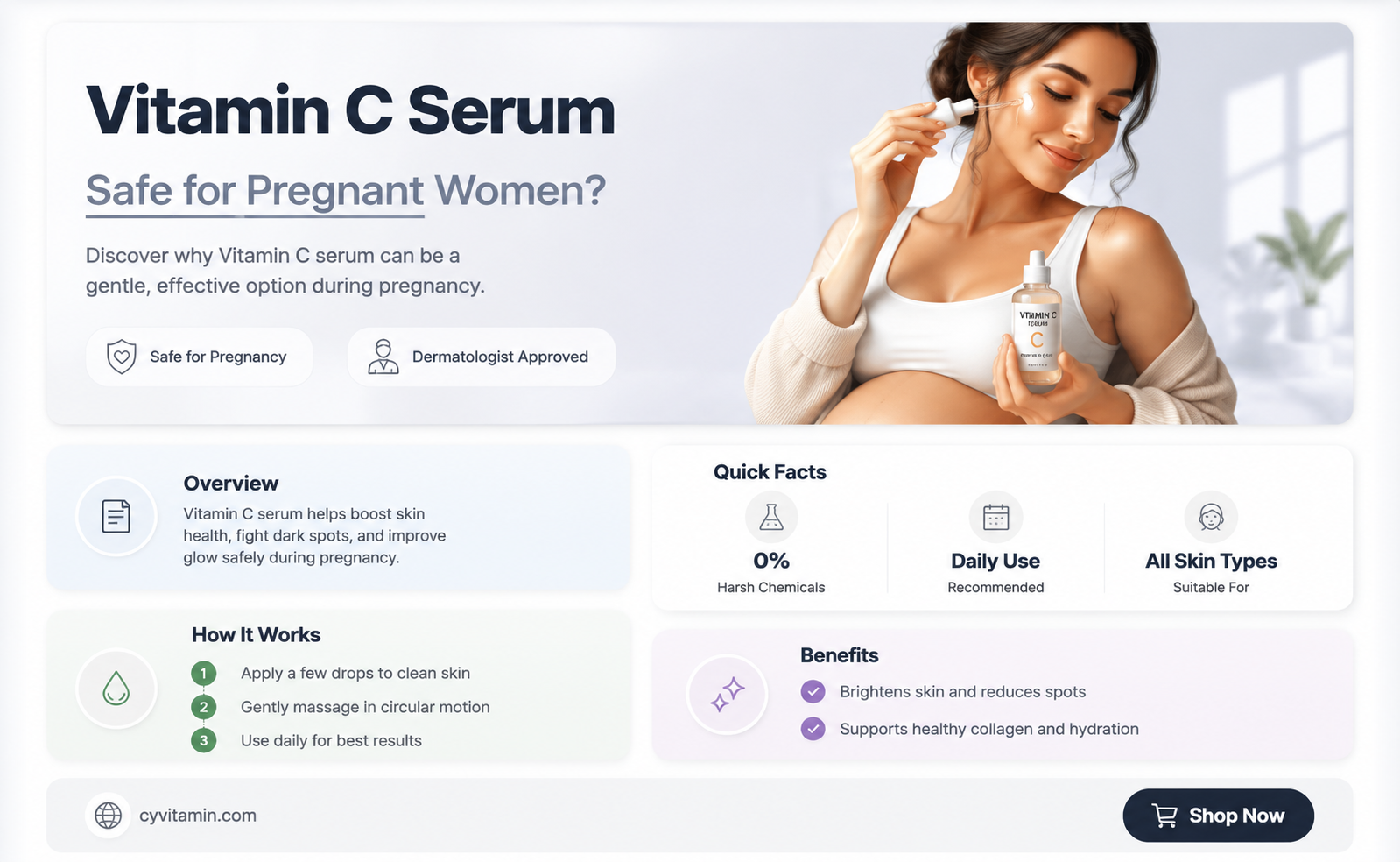 can pregnant women use vitamin c serum