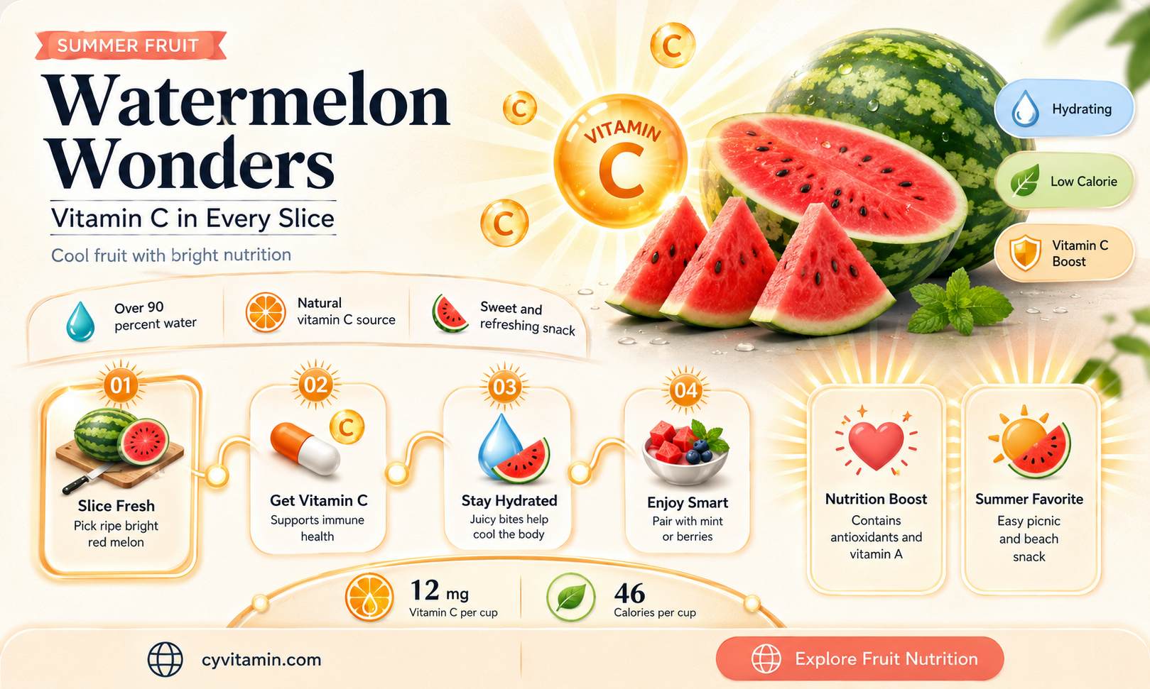does watermelon contain vitamin c