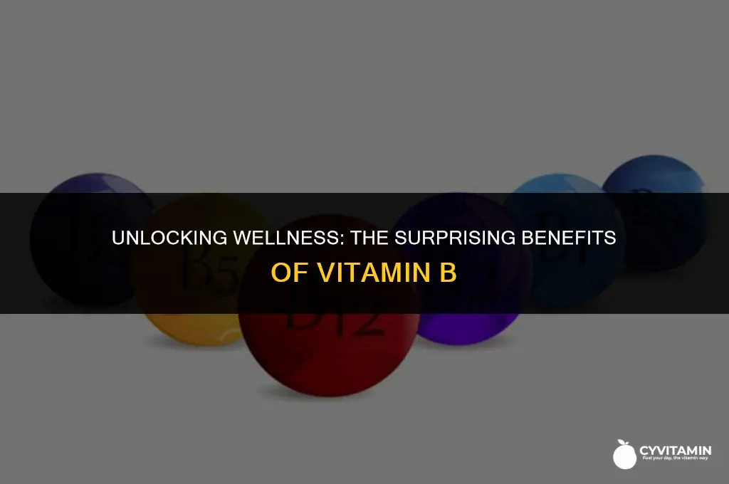 what are the benefits of taking vitamin b