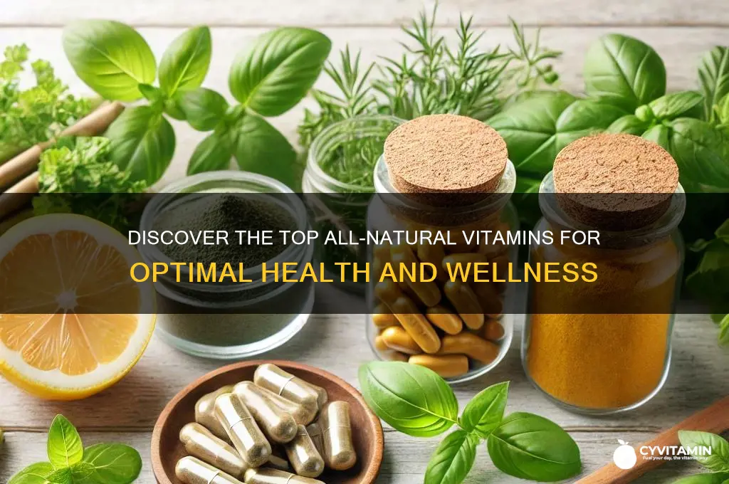 what are the best all natural vitamins