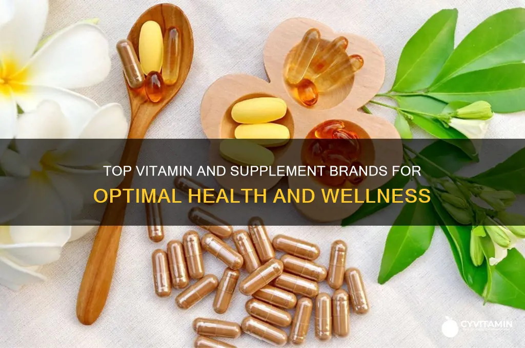 what are the best brands of vitamins and supplements