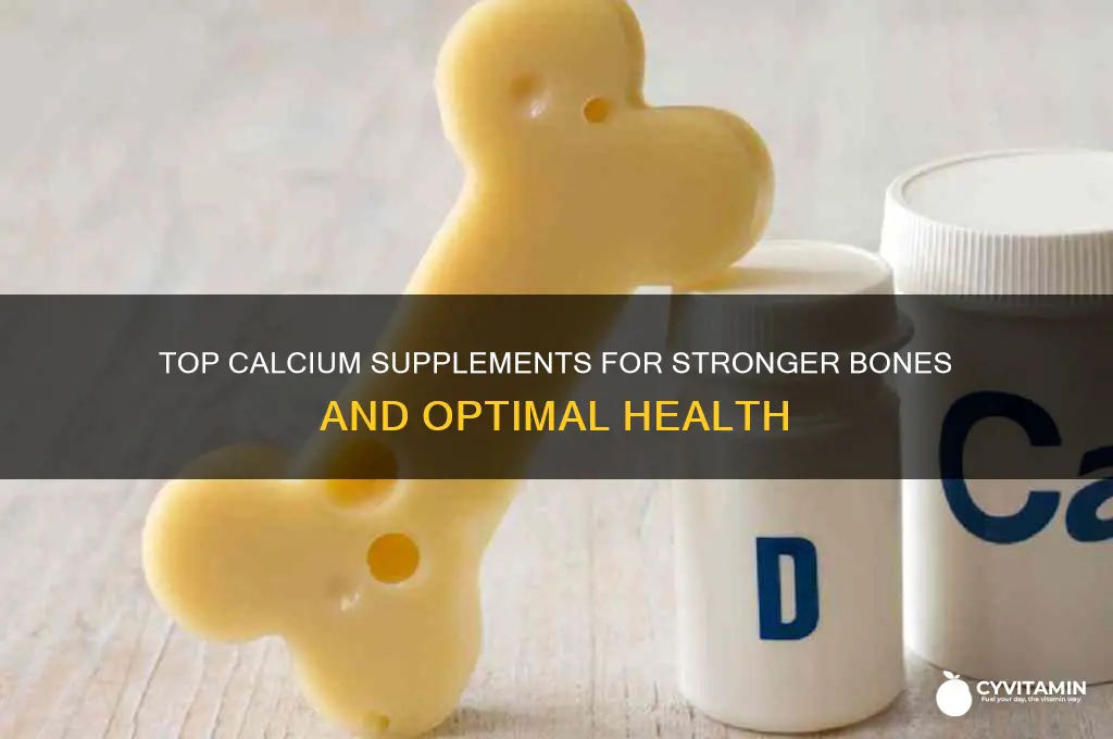 what are the best calcium supplements