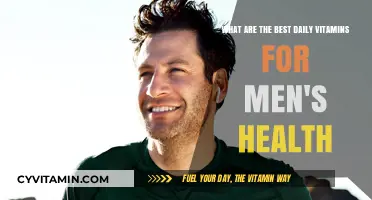 Essential Daily Vitamins for Optimal Men's Health and Wellness