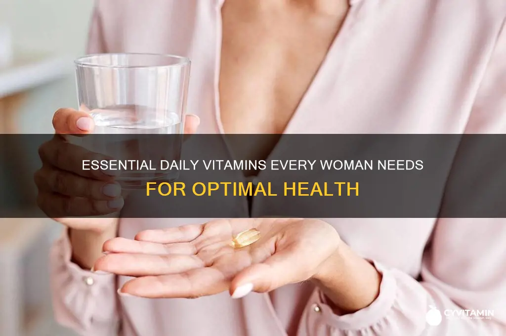 what are the best daily vitamins for women