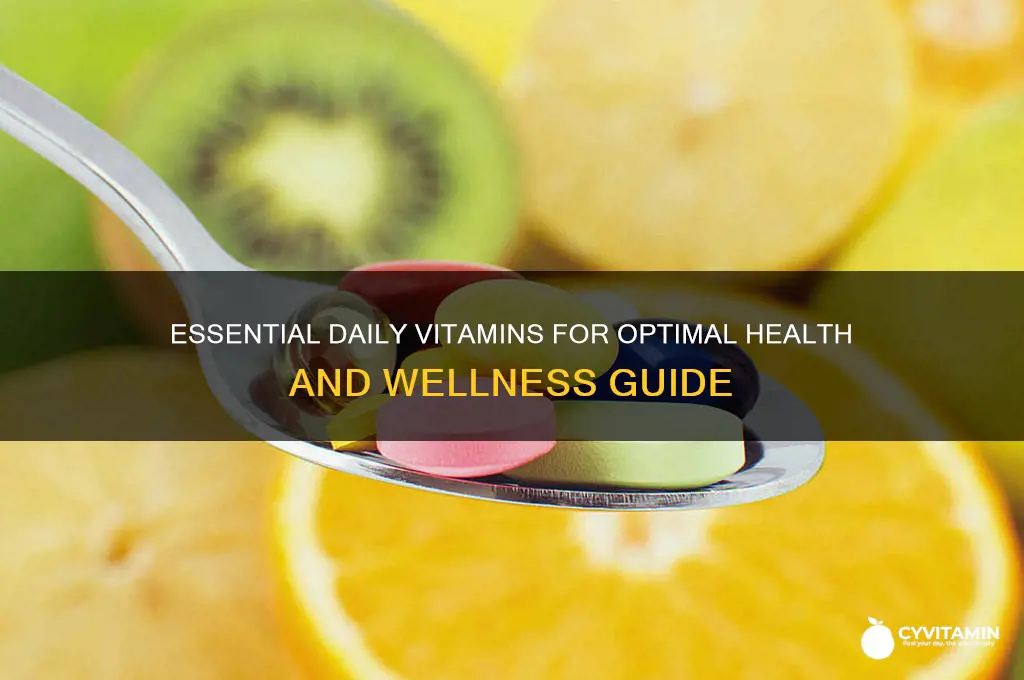 what are the best daily vitamins